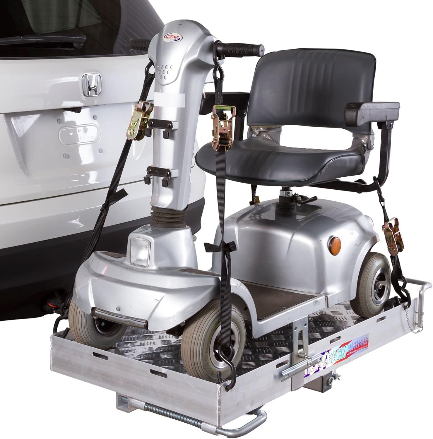 Aluminum Scooter and Wheelchair Mini Carrier - 350 lb. Capacity