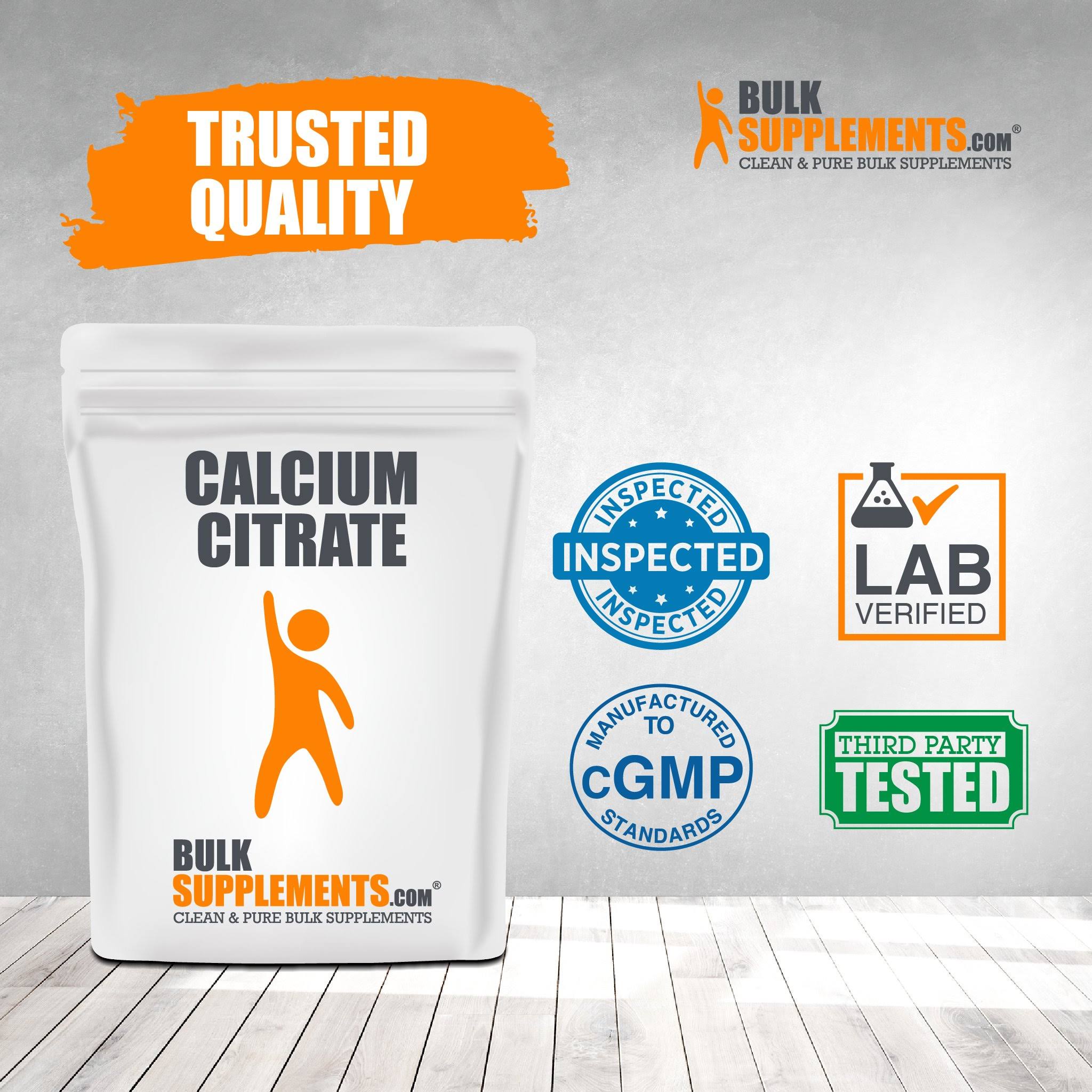 Bulksupplements Pure Calcium Citrate Powder (5 Kilograms)