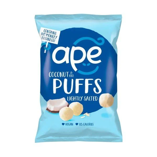 Ape Snacks Coconut Puffs - Salted 25g