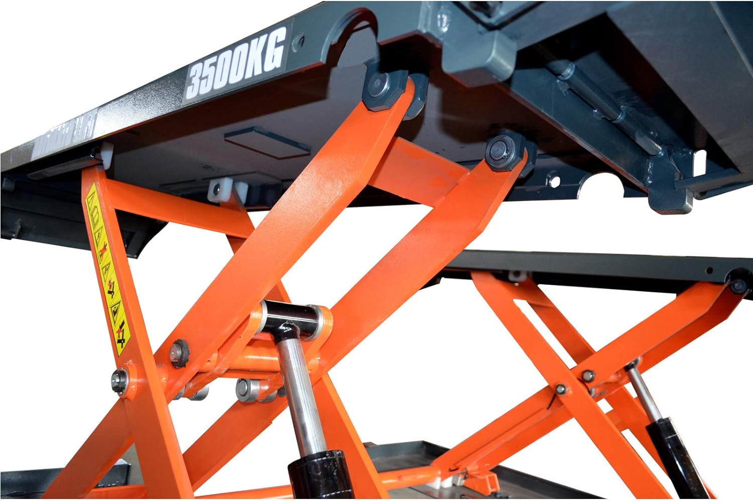 KATOOL Mid Rise Scissor Lift 8000lbs Penumatic Release Auto Lift 220V/1PH Automotive Lift for Home Shop Garage