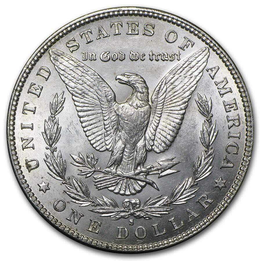 1888-S Morgan Dollar BU by American Heritage Bullion