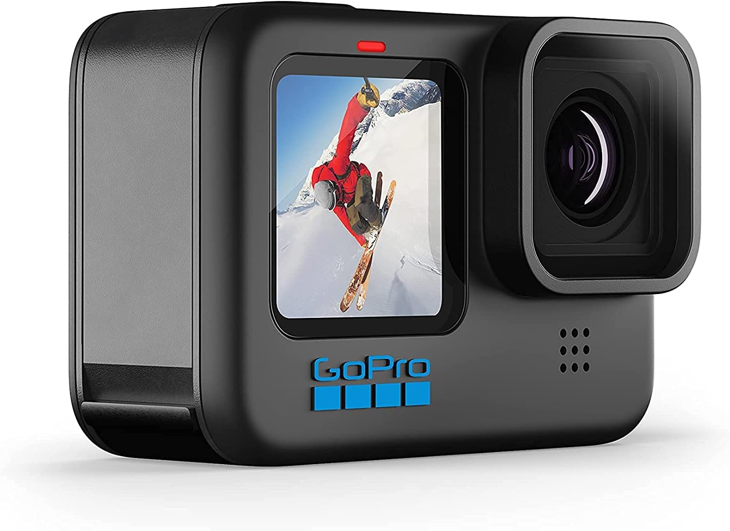 GoPro HERO10 Hero 10 Camcorder Black - Ultimate Bundle Includes: Sandisk Ultra 128GB microSD, 2X Extra Batteries, Charger, Underwater Housing, LED Light Kit, Carry Case and More