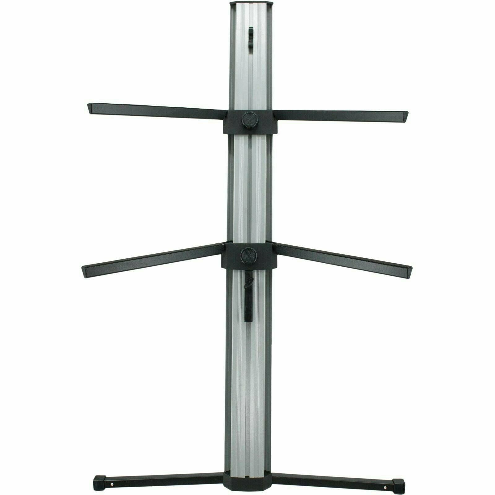 MR DJ Professional KS1000 Keyboard Stand Professional 2-Tier Column Keyboard Stand W 5/8" Mic