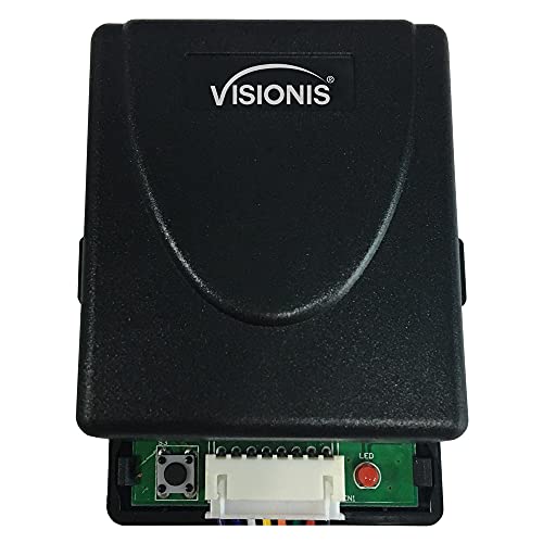 Visionis FPC-5014 Two Door Access Control Outswinging Door 600lbs Electromagnetic Lock Kit with Wireless Receiver and Remote Magnetic Lock System