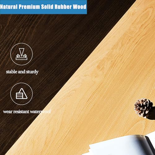 Mid-Century Modern Coffee Table,Solid Wood Triangle Coffee Table,Abstract Coffee Table Wooden Center Table Oval Coffee Table for Living Room(36" Lx23 Wx16 H, Walnut)