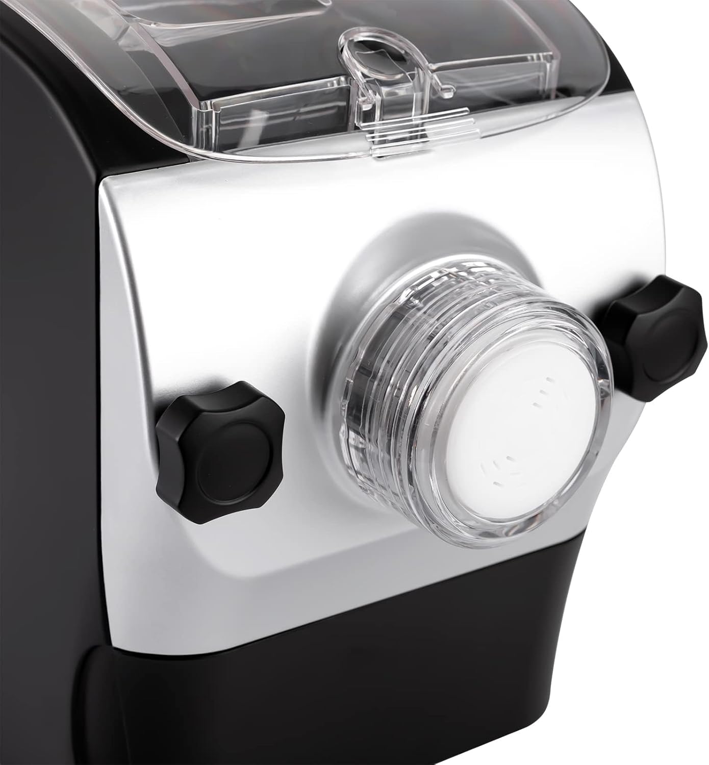 Electric Pasta Maker Machine, 260W Automatic Noodle Maker with 8 Moulds, Pasta/Dumpling Skin/Macaroni Maker with LED Display Timer, Noodle Press Machine for Homemade