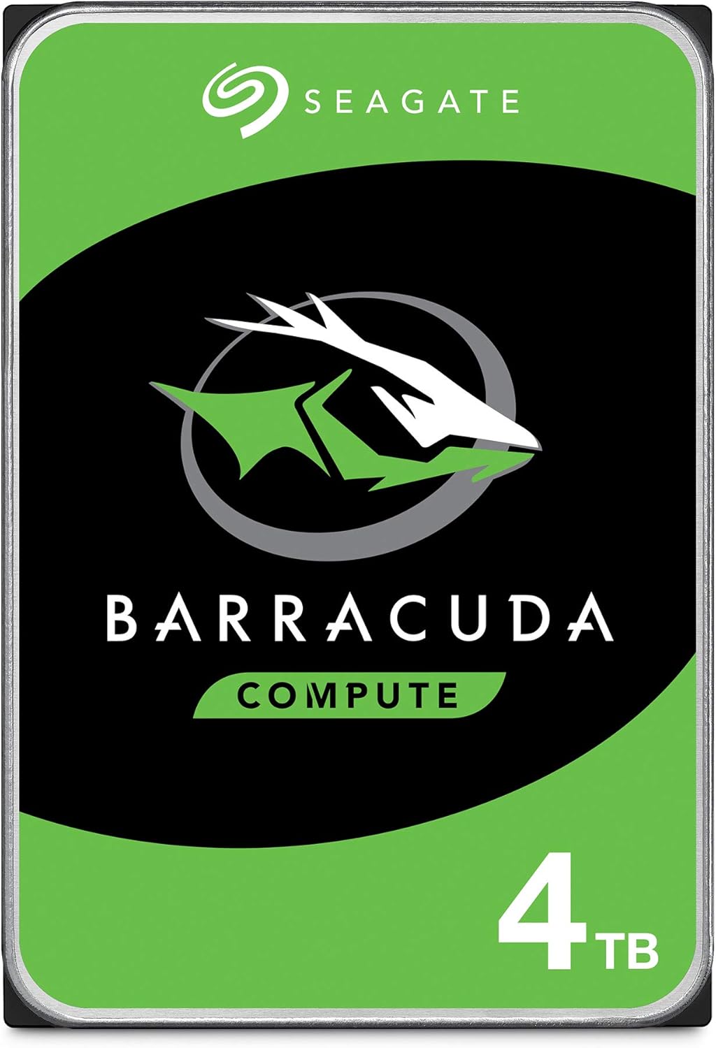 Seagate BarraCuda 4TB Internal Hard Drive HDD �C 3.5 Inch Sata 6 Gb/s 5400 RPM 256MB Cache for Computer Desktop PC Laptop (ST4000DM004)