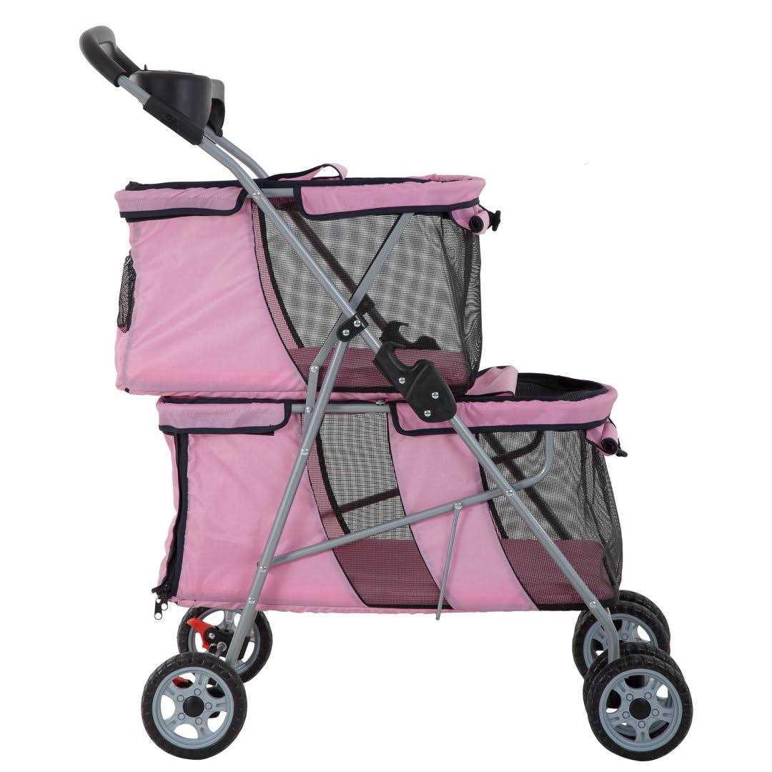 Bestpet Dog Stroller Cat Stroller Pet Carriers Bag Jogger Stroller for Small Medium Dogs Cats - Pet Supplies online store