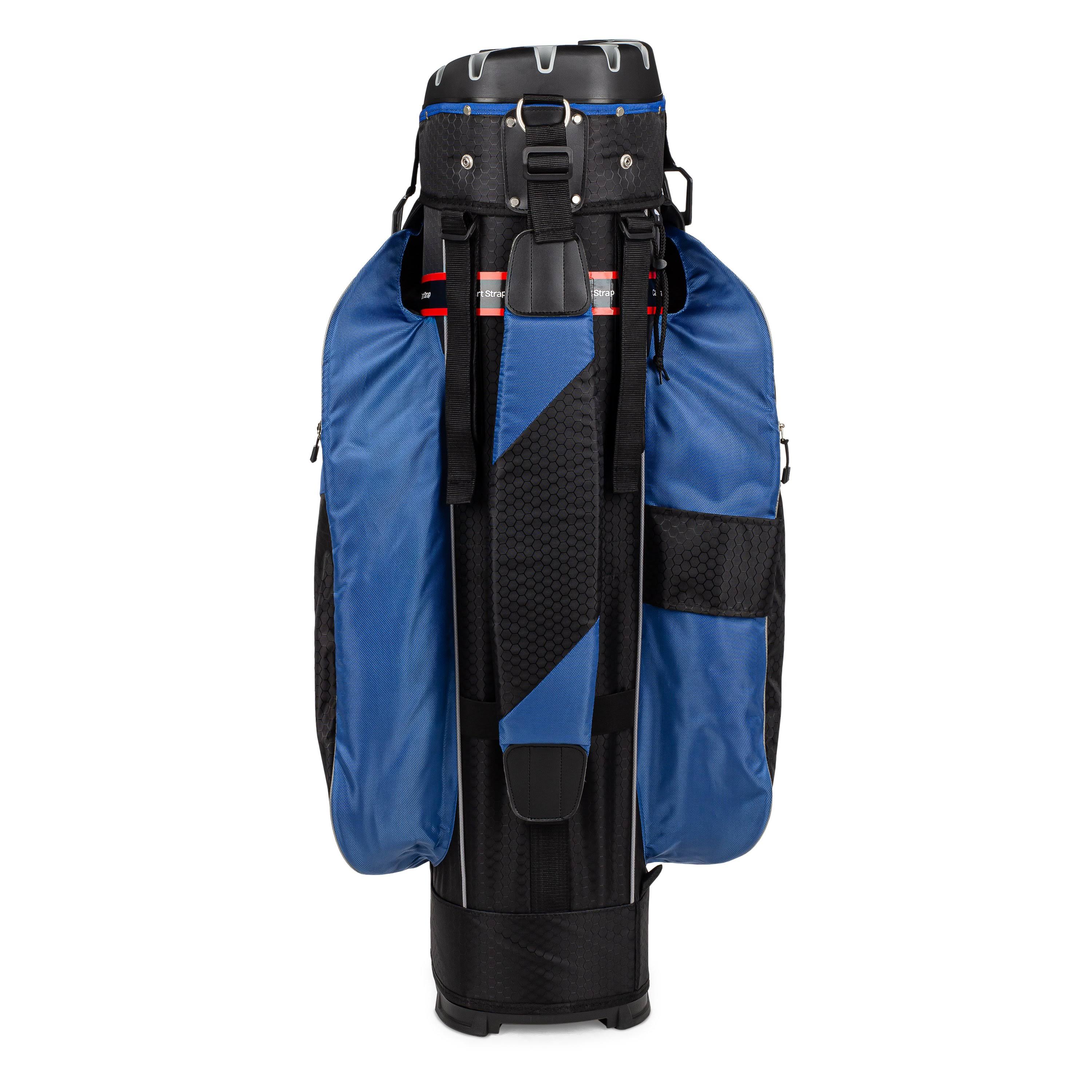 Founders Club Premium 14 Way Cart Bag - Blue