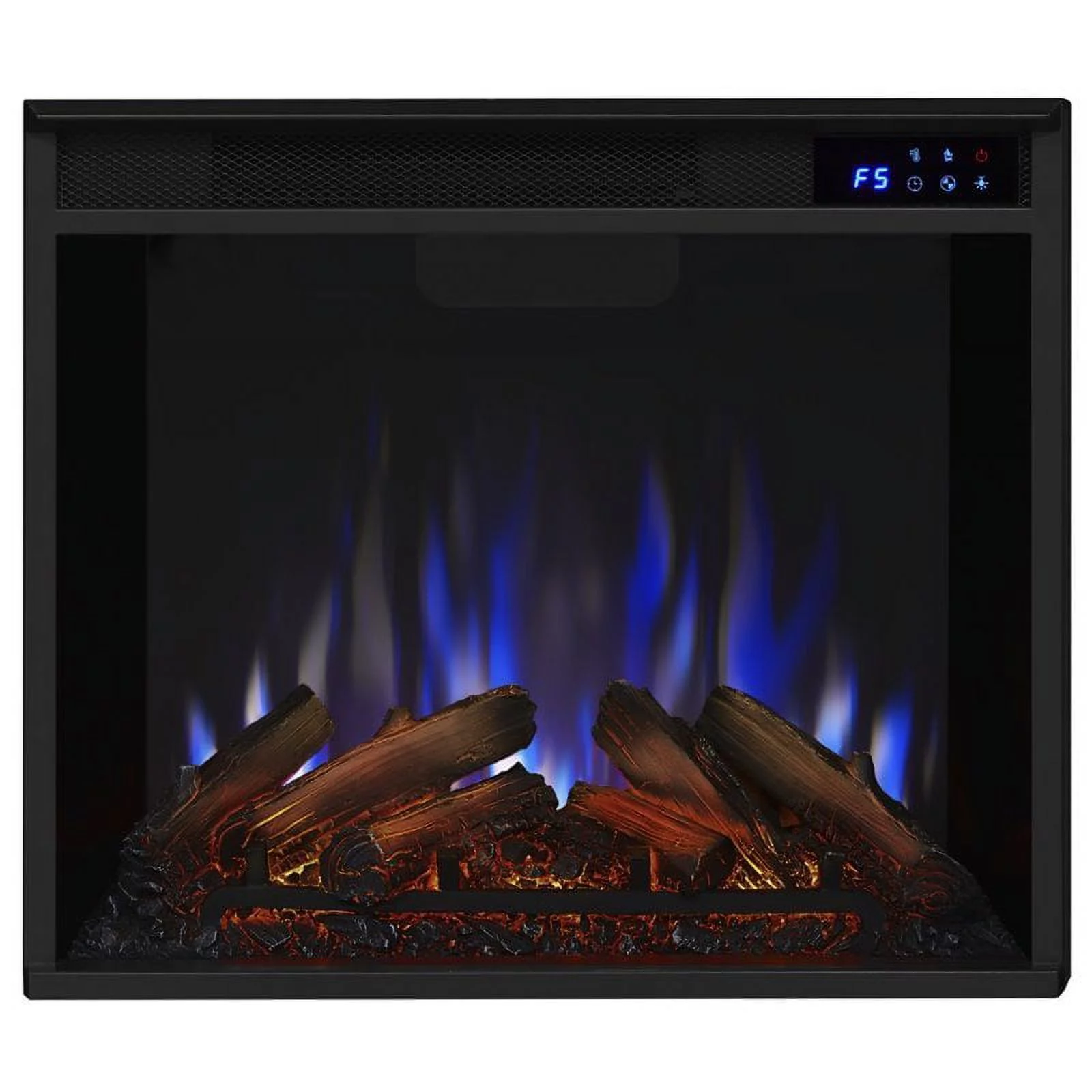 Bowery Hill Traditional Wood Electric Corner Fireplace for TVs up to 50" in Oak