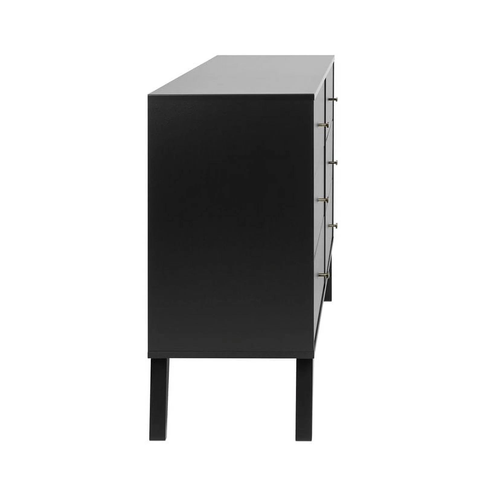 Home Square 4-Piece Set with 2 Nightstands Double Dresser and 4-Drawer Chest