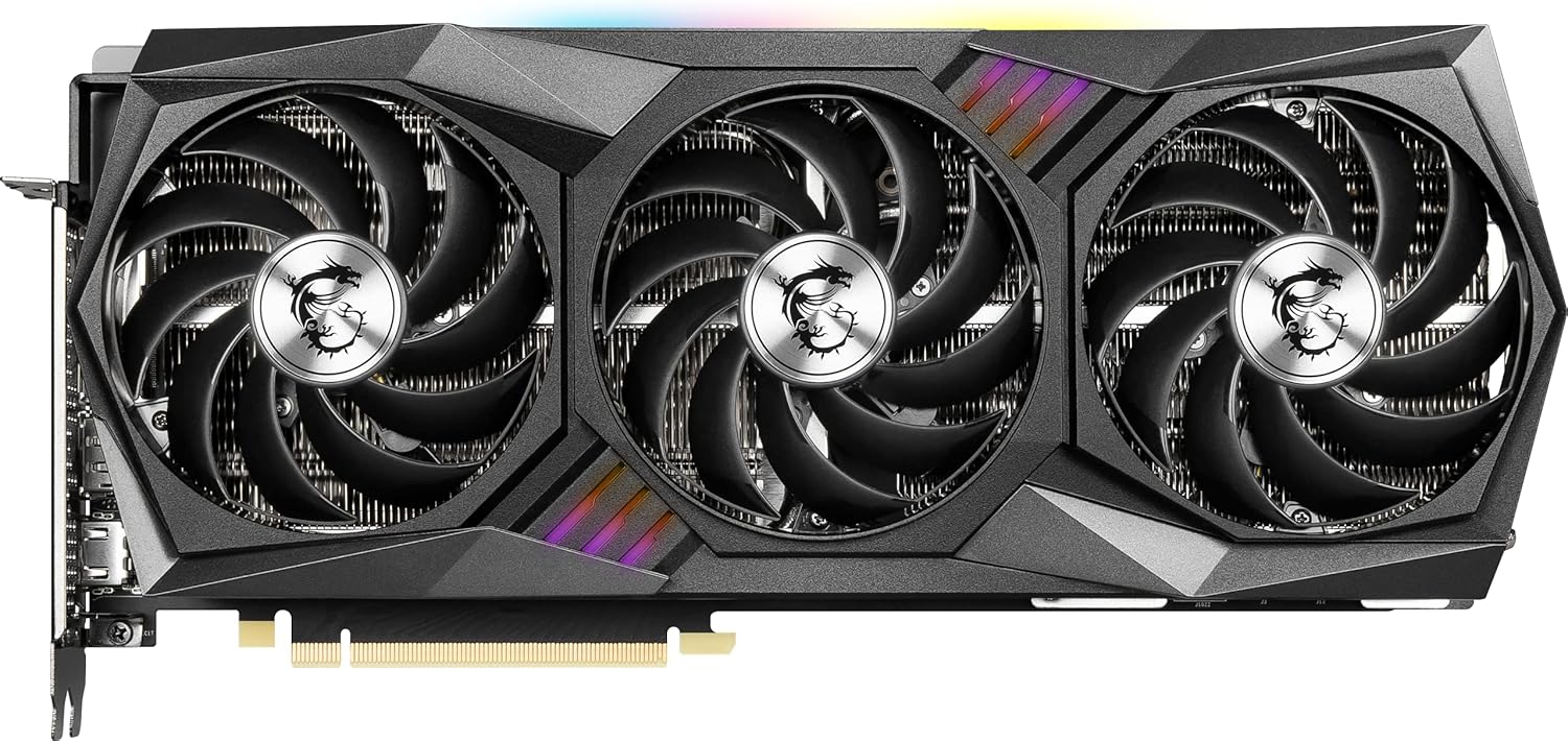 MSI Gaming GeForce RTX 3080 LHR 12GB GDRR6X 384-Bit HDMI/DP Nvlink Torx Fan 4 RGB Ampere Architecture OC Graphics Card (RTX 3080 Gaming Z Trio 12G LHR)