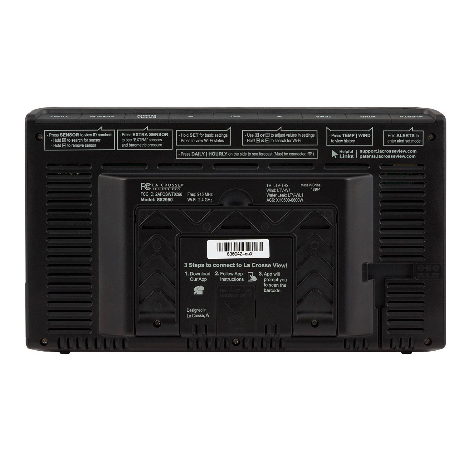 La Crosse Wi-Fi Wind u0026 Weather Station with AccuWeather Forecast