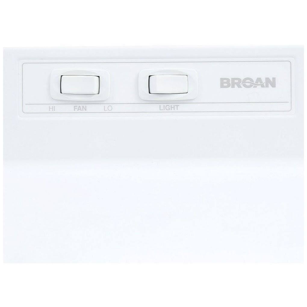 Broan 423001 30-Inch Under-Cabinet Range Hood, White