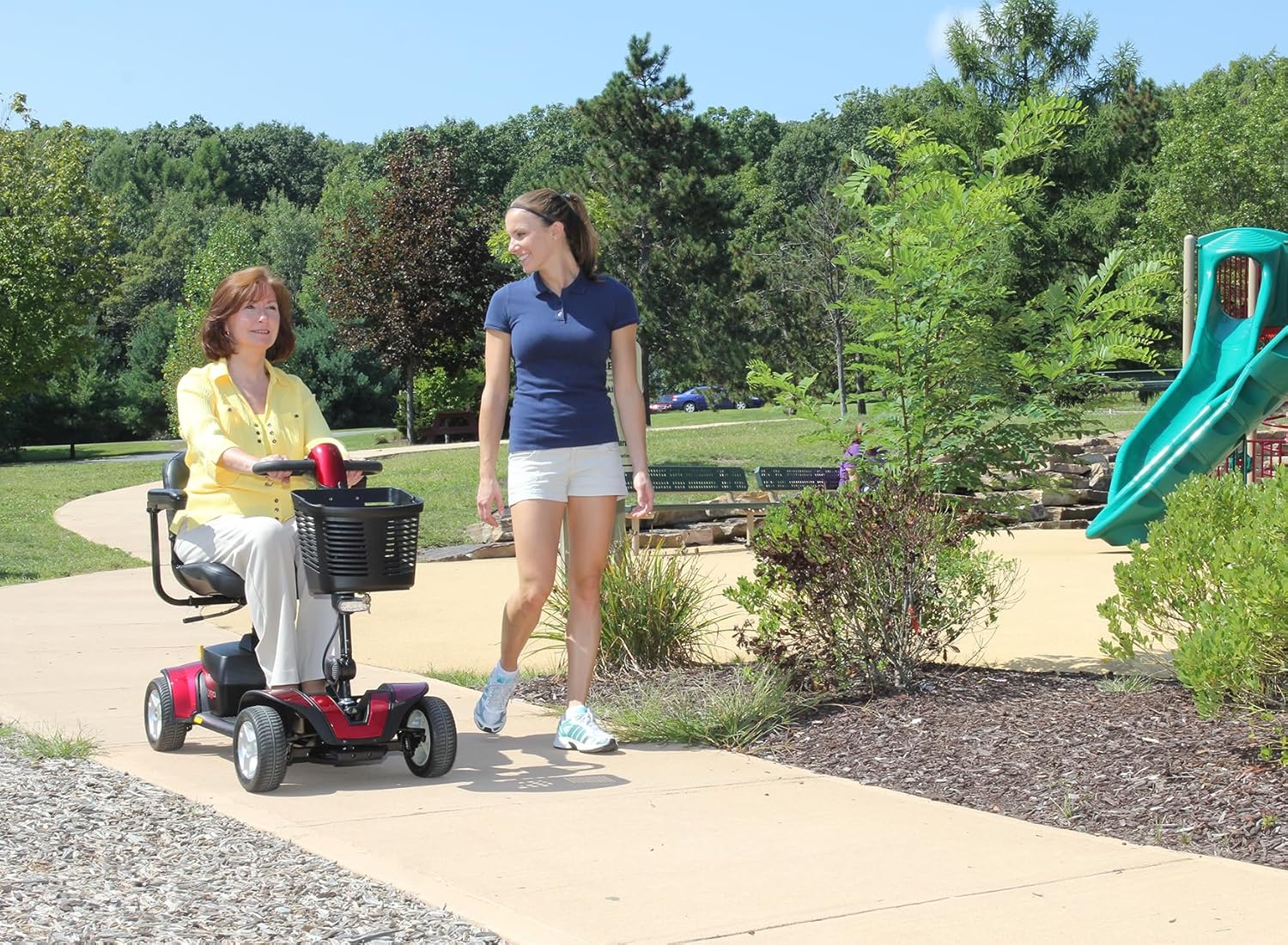 Pride GoGo Sport 4-Wheel Mobility Scooter, 325 lb. Weight Capacity, with 5-Year Extended Warr
