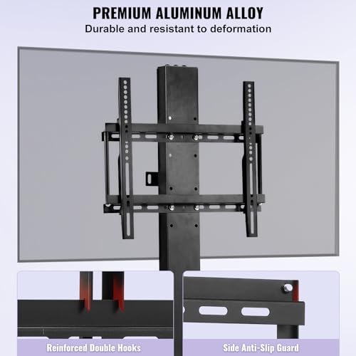 VEVOR Motorized TV Lift Stand, Fits 26""-57"" TVs | Adjustable Height (38"" to 66"") | Remote Control, Space-Saving TV Mount