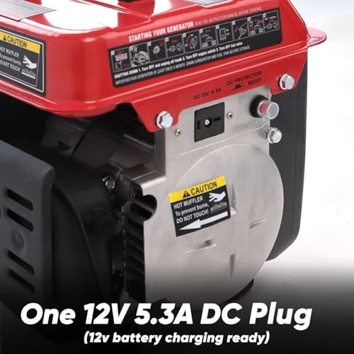 PowerSmart 2500-Watt Gas Powered Portable Inverter Generator, CO Sensor, Super Quiet for Camping, Home Emergency Use, EPA Compliant 2025 Version