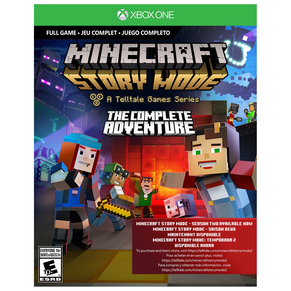 Xbox One S 500GB Console - Minecraft Complete Adventure Bundle [Discontinued]