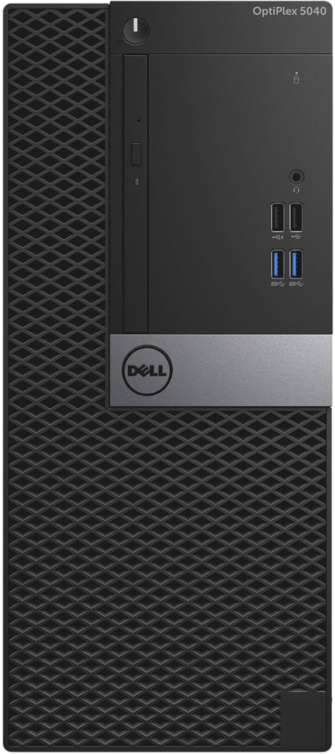Dell Optiplex 5040 Tower Desktop Computer | Intel i7-6700 (3.4) | 32GB DDR3 RAM | 1TB SSD Solid State | Built-in Wi-Fi AX200 | Windows 10 Professional | Home or Office PC (Renewed)