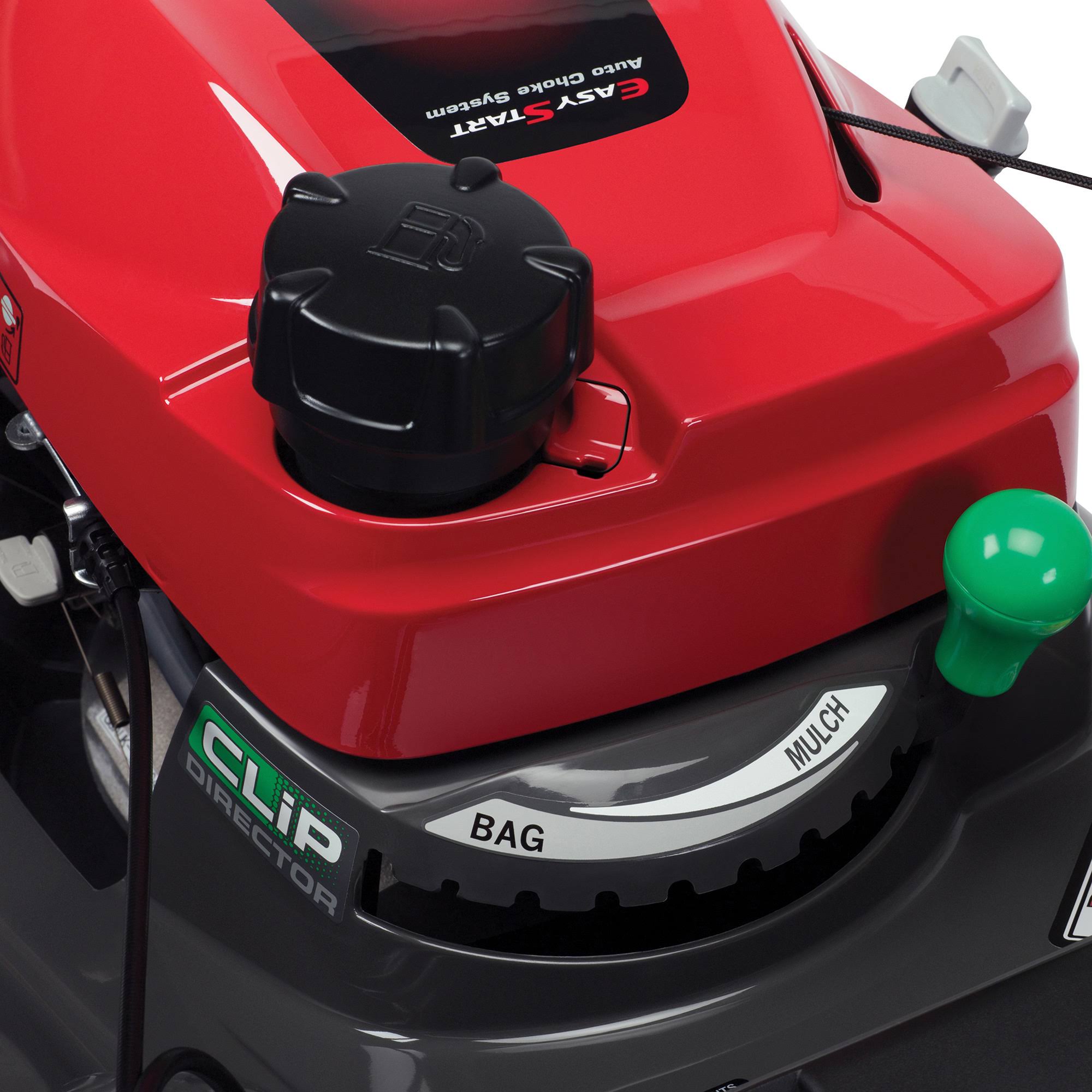 Honda HRX217K6HYA 21 inch 4 in 1 Versamow System Gas Walk Behind Lawn Mower, Red