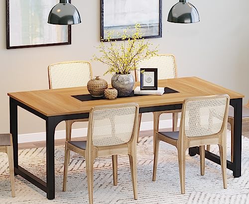 Tribesigns Modern Computer Desk, 63 x 31.5 inch Large Executive Office Desk Computer Table Study Writing Desk Workstation for Home Office, Spliced Desktop, White