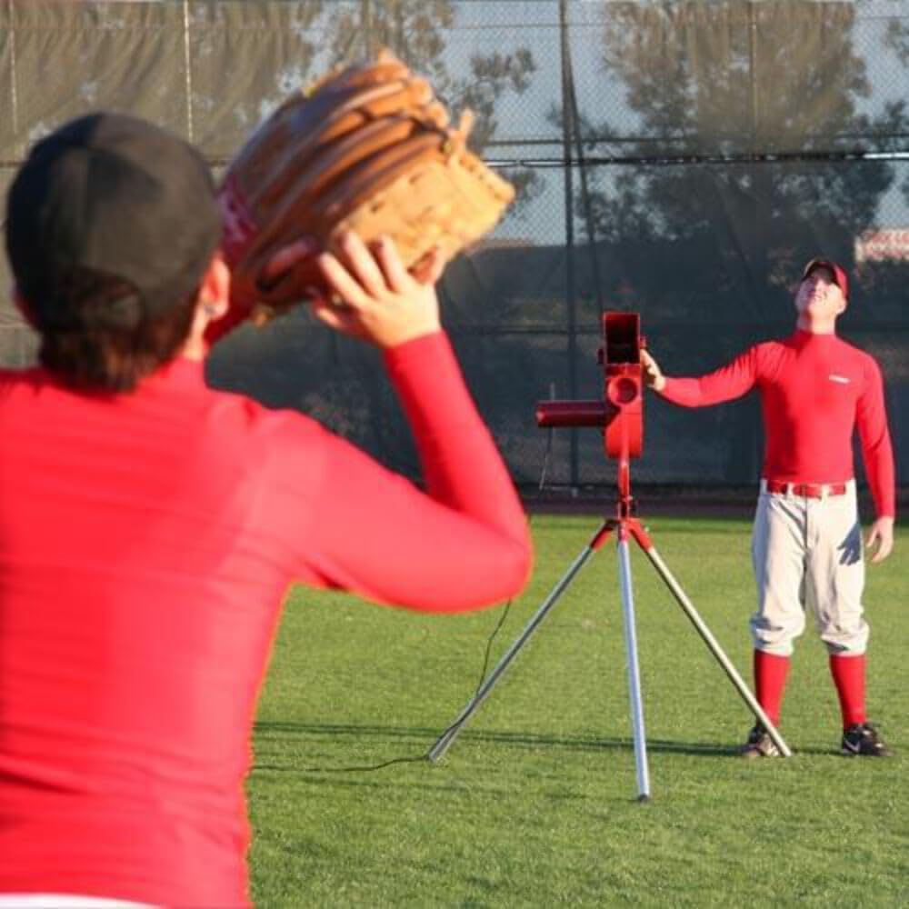 Heater Sports Softball Pitching Machine with 9 Ball Automatic Feeder