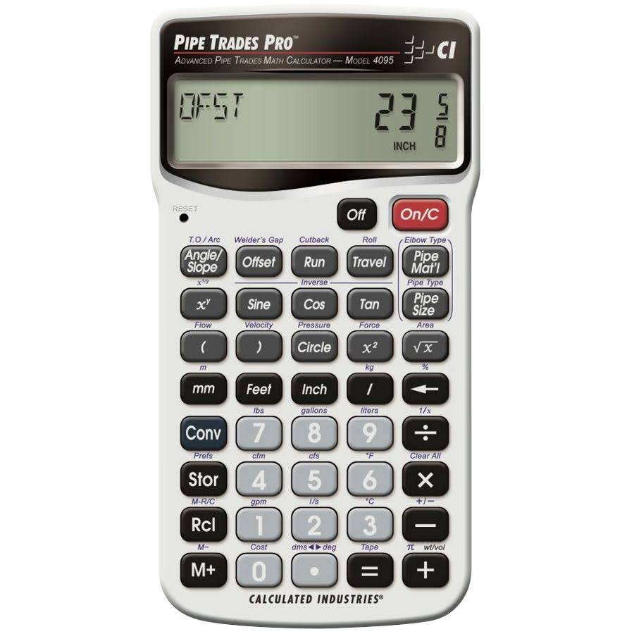 Calculated Industries 4095 Pipe Trades Pro Calculator