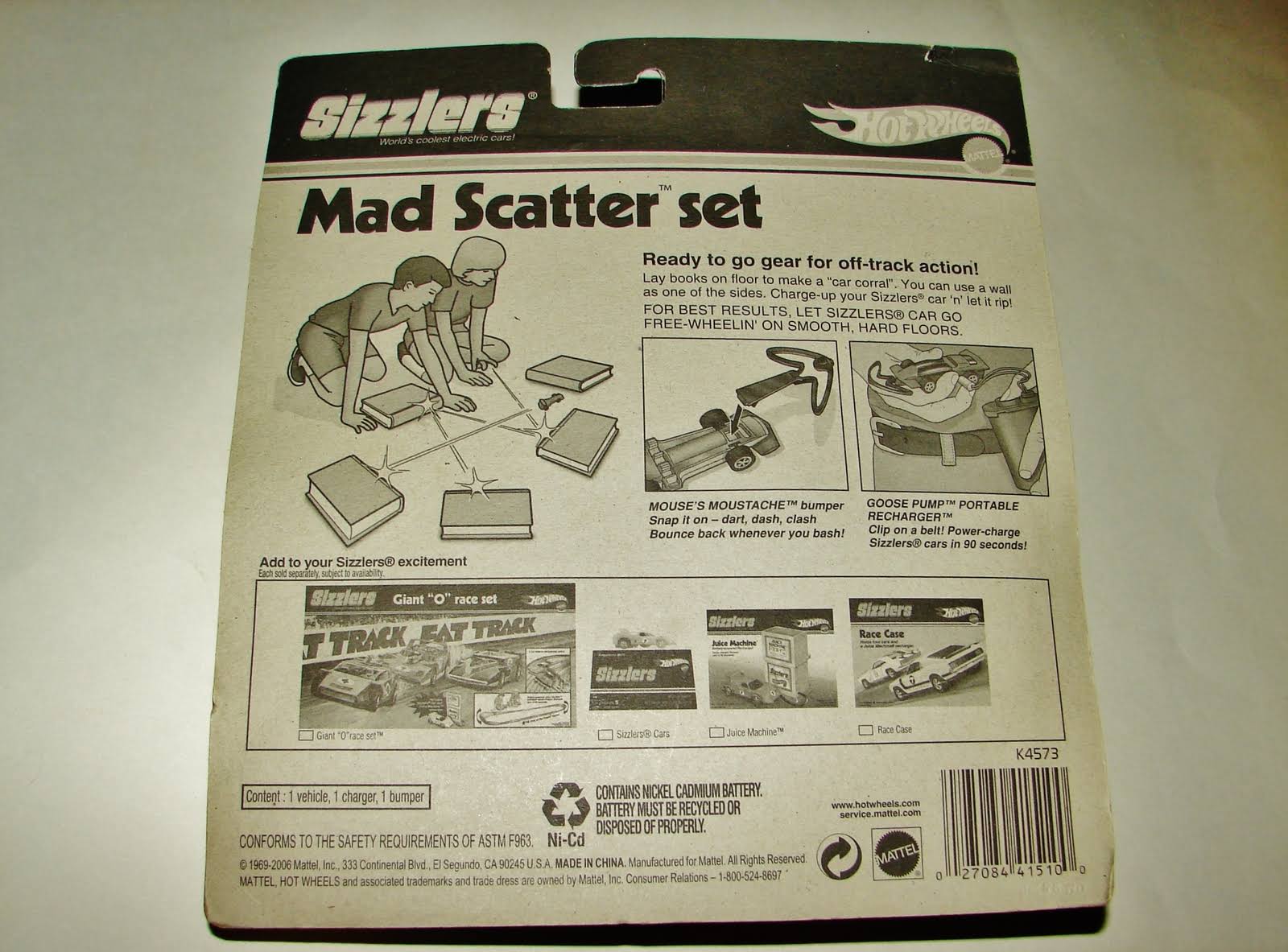 Sizzlers Hot Wheels Mad Scatter Set