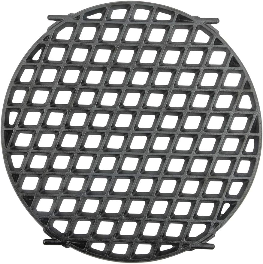 Cast Iron Sear Grate Replacement for Weber 8834 Gourmet BBQ System 22.5 Weber Charcoal Grills,12-Inch Diameter Pre-seasoned