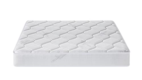 Oliver & Smith Full Size Mattress - 8 Inch Hybrid Full Mattress - Pocketed Coil Springs & High Density Premium Cold Foam with Breathable Polyester Cover - Comfort Tight Top- Medium Firm