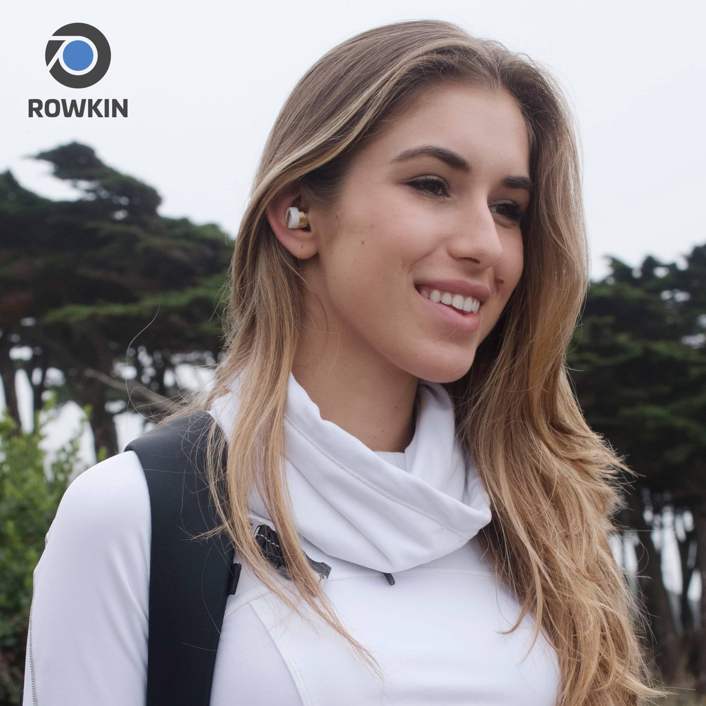 Rowkin Bit Charge Stereo: True Bluetooth Wireless Earbuds w/ Charging Case