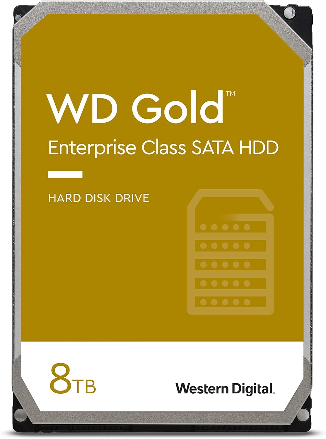 Western Digital 8TB WD Gold Enterprise Class Internal Hard Drive - 7200 RPM Class, SATA 6 Gb/s, 256 MB Cache, 3.5 - WD8004FRYZ