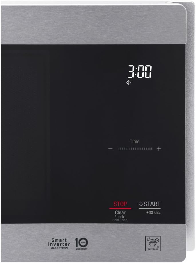 LG NeoChef 0.9 Cu. Ft. Countertop Microwave Oven, 21 x 12 x 17, Stainless Steel