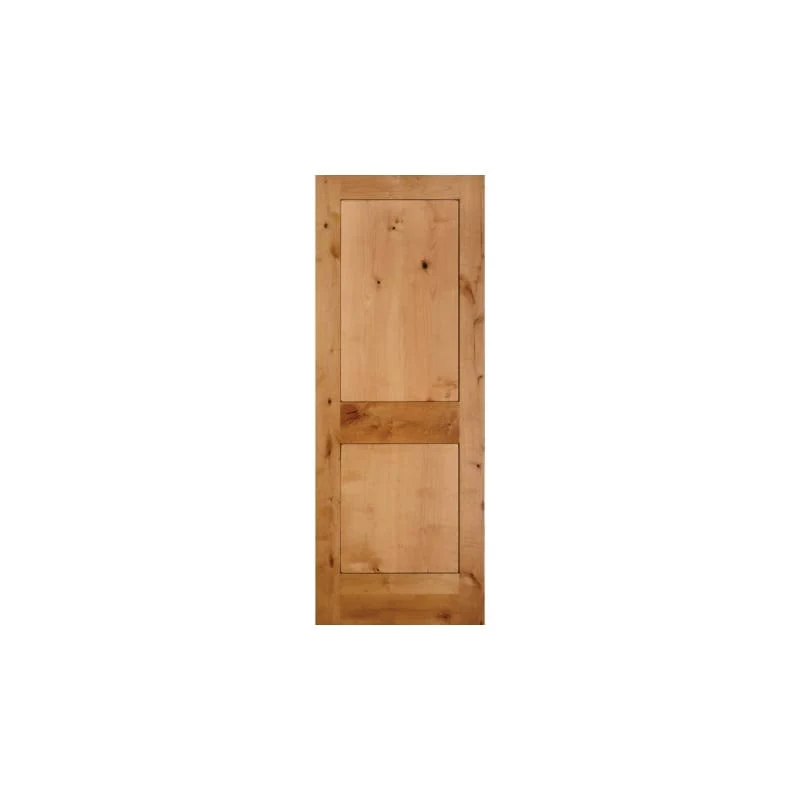 Trimlite 2168138-8402 34x22 by 80x22 2-Panel Shaker Interior Slab Passage Door Knotty Alder