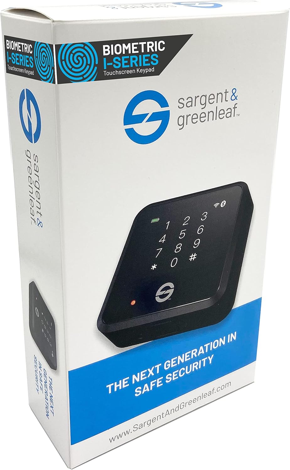 Sargent and Greenleaf I-Series Biometric Keypad, Digital Fingerprint Keypad Lock, Digital Keypad Lock, Fingerprint Safe Lock, Fingerprint Lock, Secure Valuables