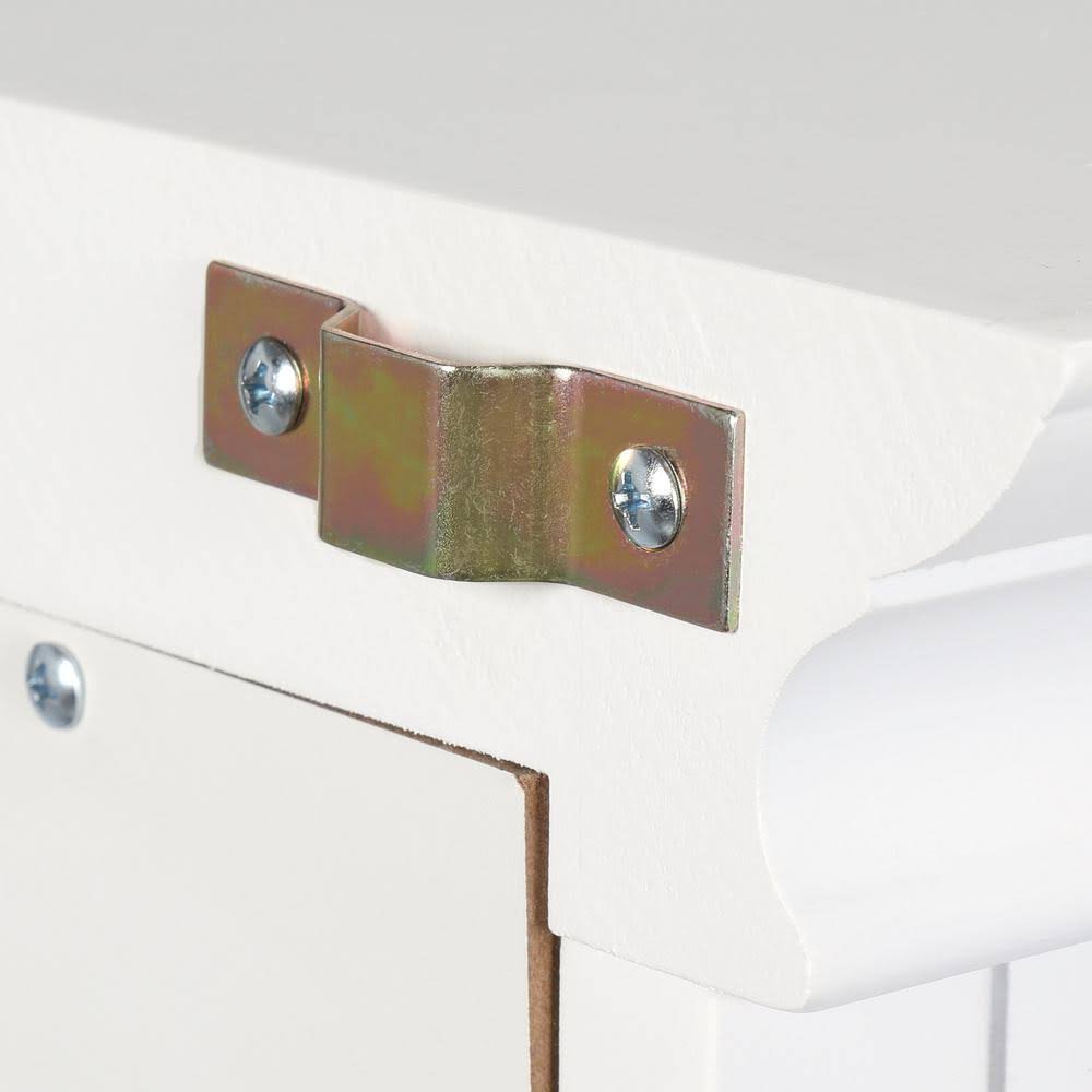 Home Decorators Collection Bathroom Linen Cabinet Drawer Storage Shelves White