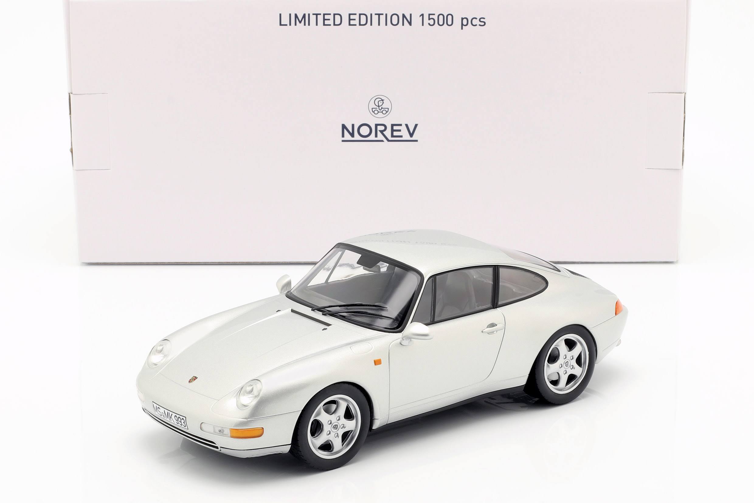 Porsche 911 Type 993 Carrera Coup�� 1993 Grey 1/18 Norev 187591