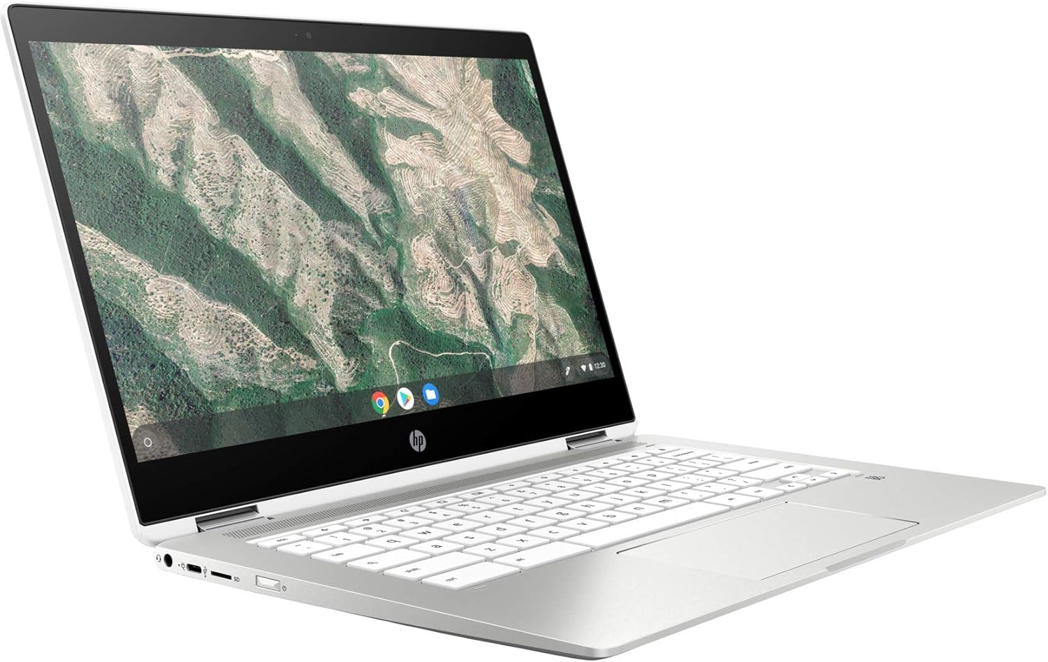HP 2-in-1 Convertible Chromebook, 14inch HD Touchscreen, Intel Quad-Core Pentium Silver N5030 Processor Up to 3.10GHz, 4GB Ram, 128GB SSD, Intel UHD Graphics, Webcam, Chrome OS(Renewed (14inch/128GB)
