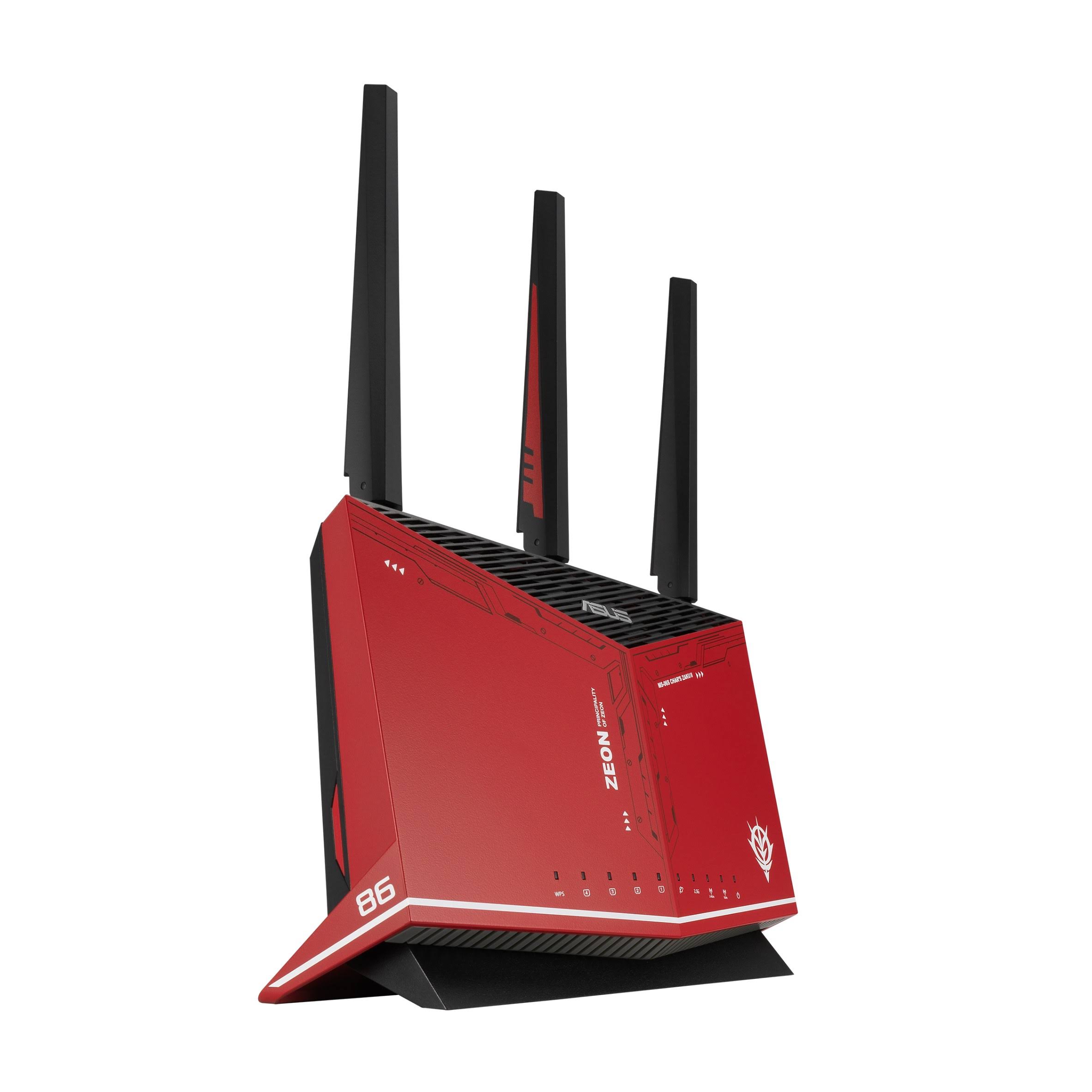 Asus RT-AX86U AX5700 Dual Band + WiFi 6 Gaming Router Zaku II Edition, 802.11ax, Up to 2500 Sq ft u0026a