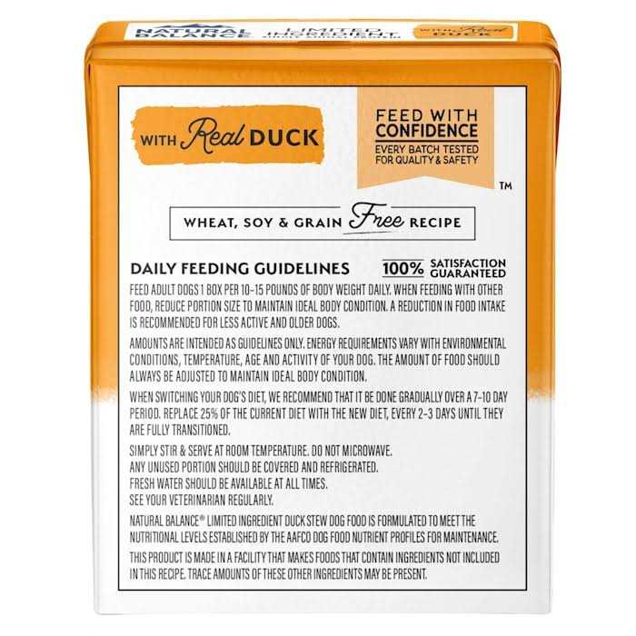 Natural Balance Limited Ingredient Stew Wet Dog Food - Pet Supplies online store