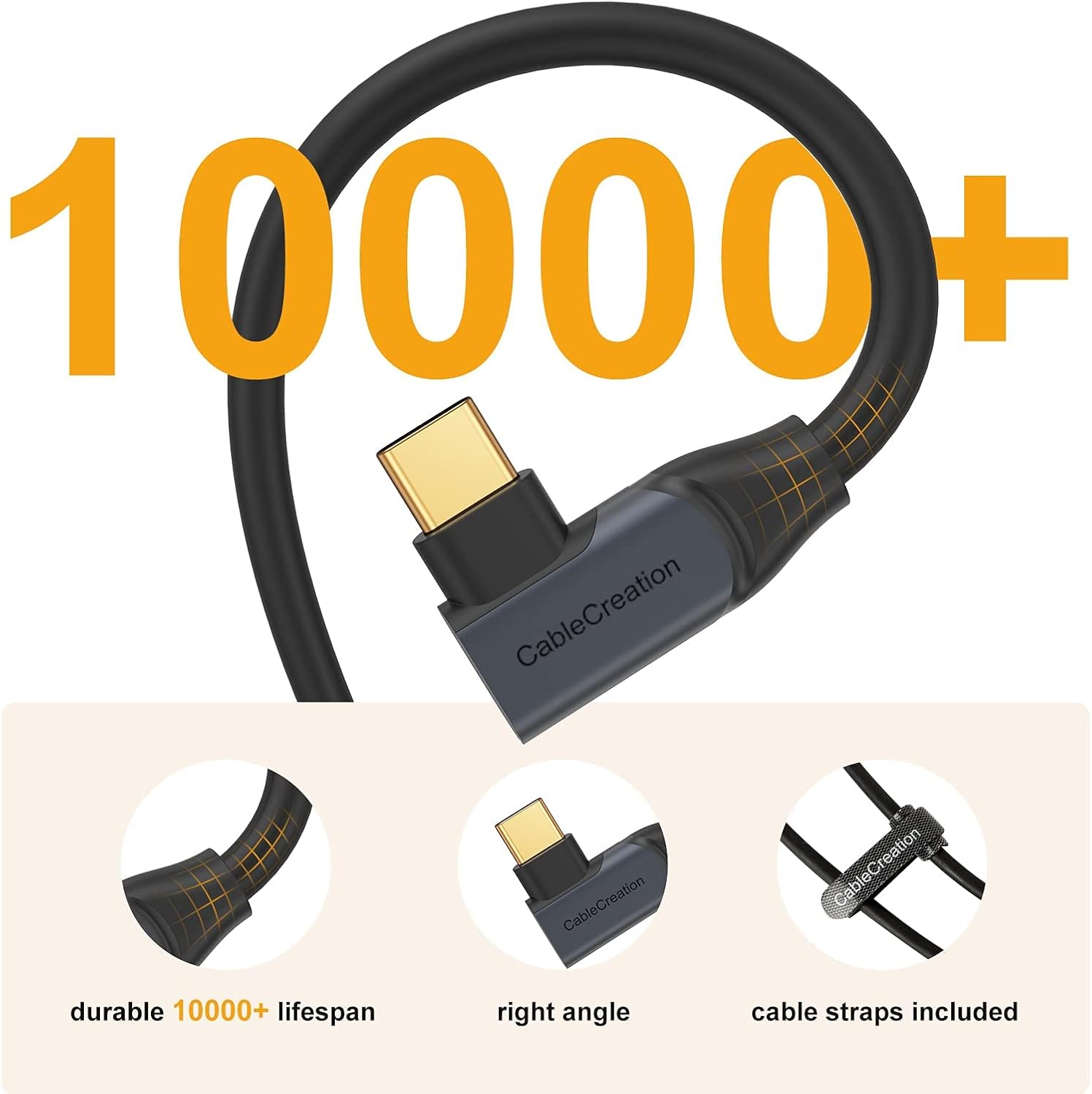 Quest Link Cable 16.4FT, CableCreation USB 3.2 Gen1 USB C to A Oculus Quest Link Cable High Speed 5 Gbps Data Compatible with Quest/Quest 2 Virtual Reality Headsets and Gaming PC, 5 Meters