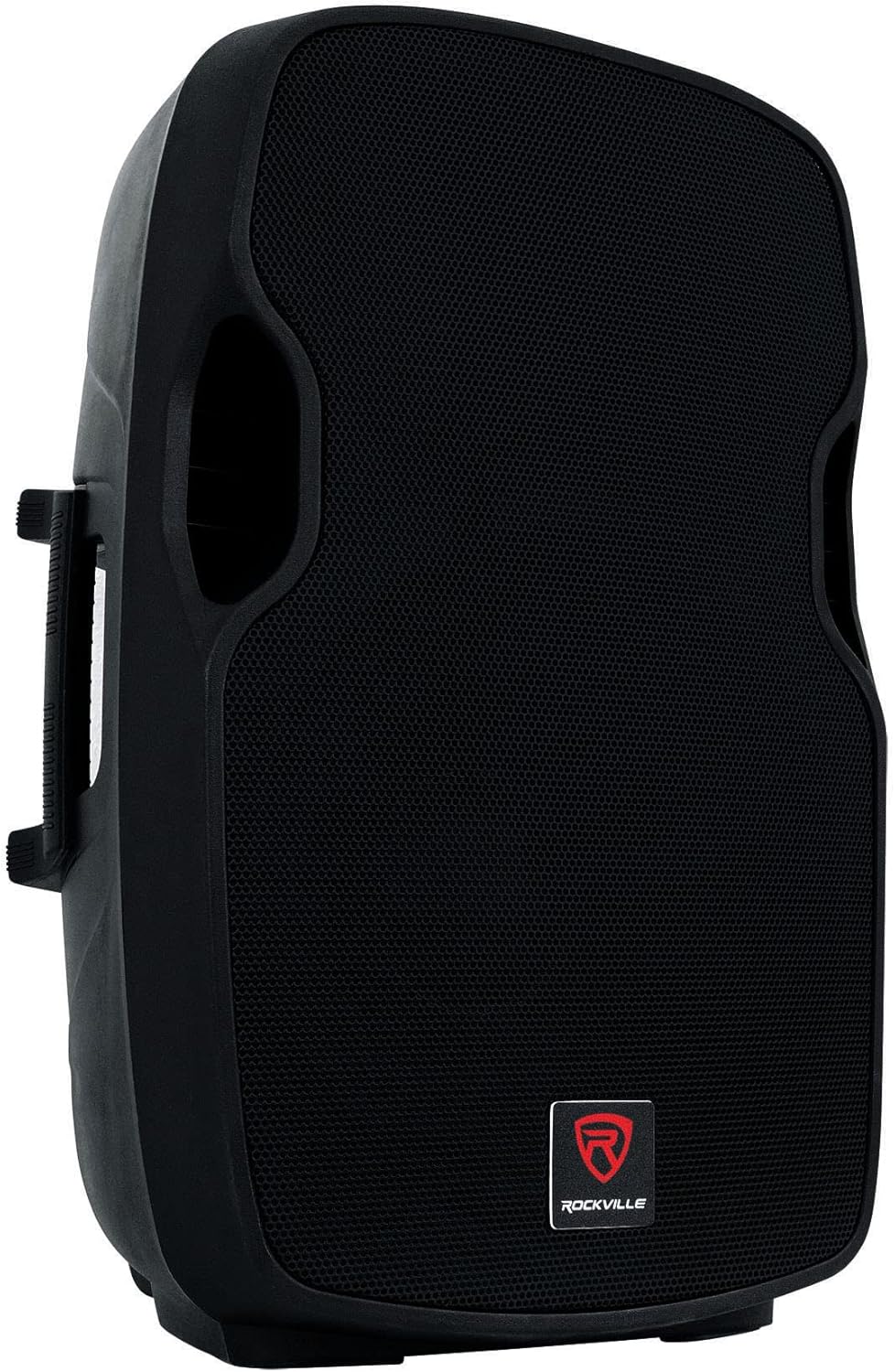 2) Rockville BPA15 15 Powered 800W DJ PA Speakers w Bluetooth+Stands+Cables+Bag