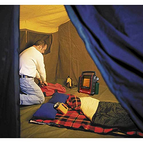 Mr. Heater MH9X 4-9000 BTU Portable Buddy Heater Deluxe Travel Bundle with Buddy Bag, 10-Feet Hose and Adapter (4 Items)