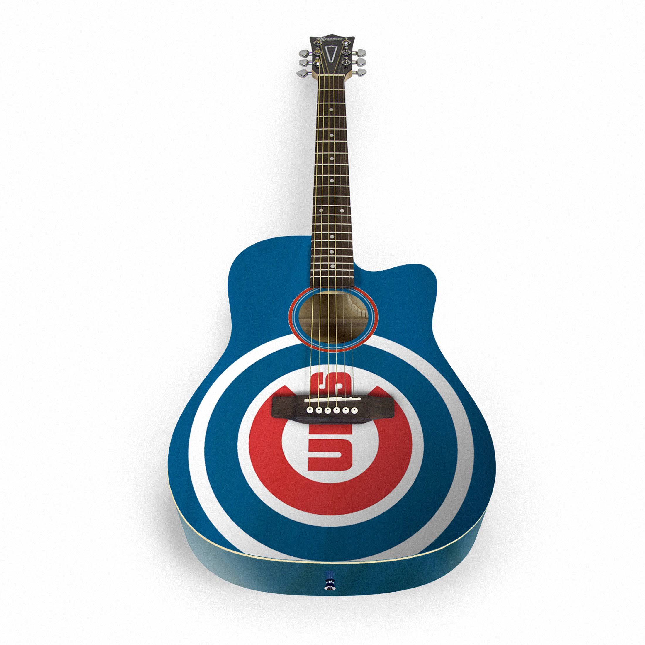 Woodrow Chicago Cubs - Guitar - acoustic - dreadnought cutaway - top: spruce - back: basswood