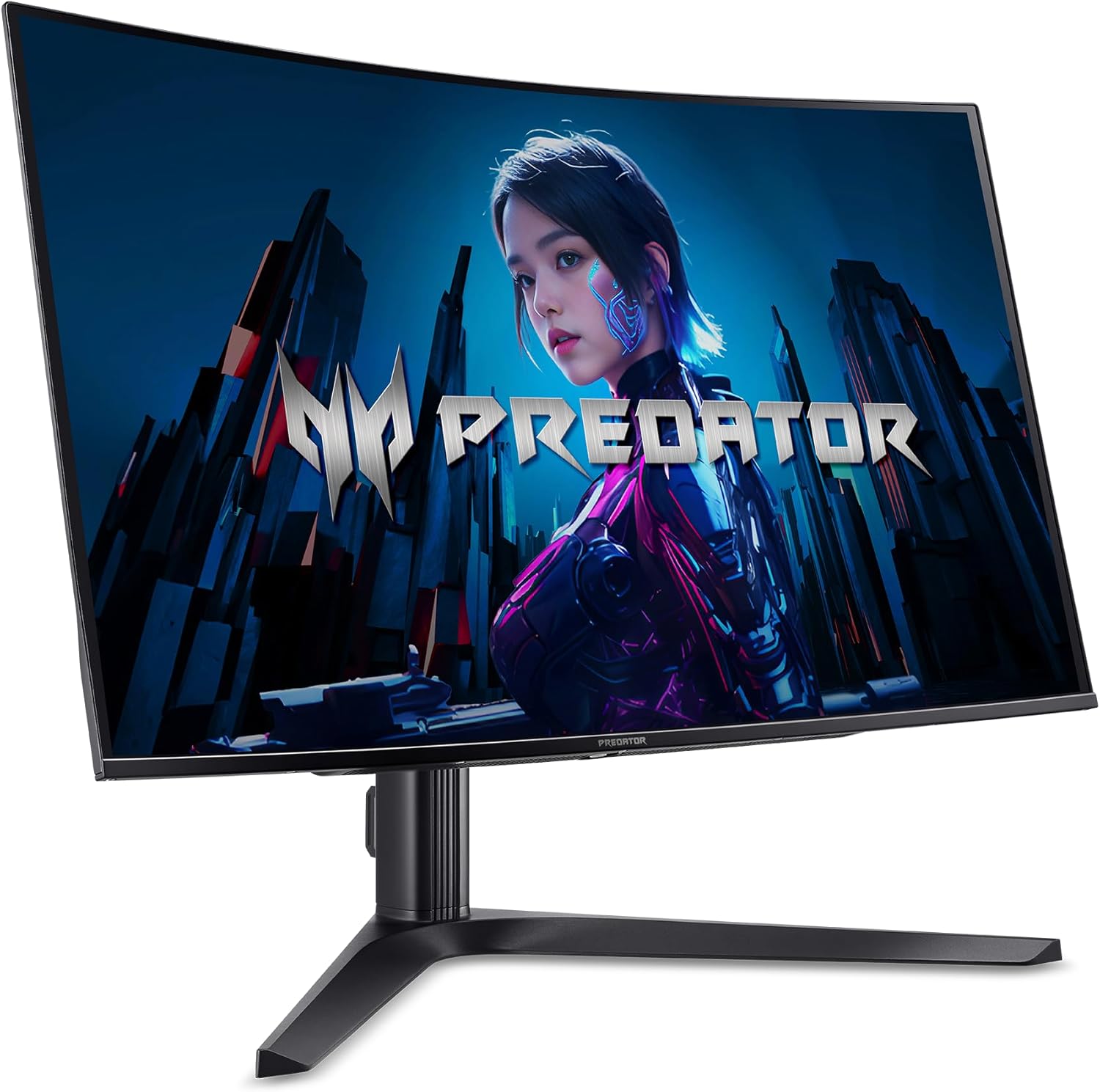 Acer Predator X32 | 31.5" UHD 3840 x 2160 Quantum Dot OLED 1700R Curved Gaming Monitor | AMD FreeSync Premium | 240Hz | 0.03ms | 1000nits @ HDR 3% | DCI-P3 99% | USB Type-C, 2 x DP 1.4 & 2 x HDMI 2.1