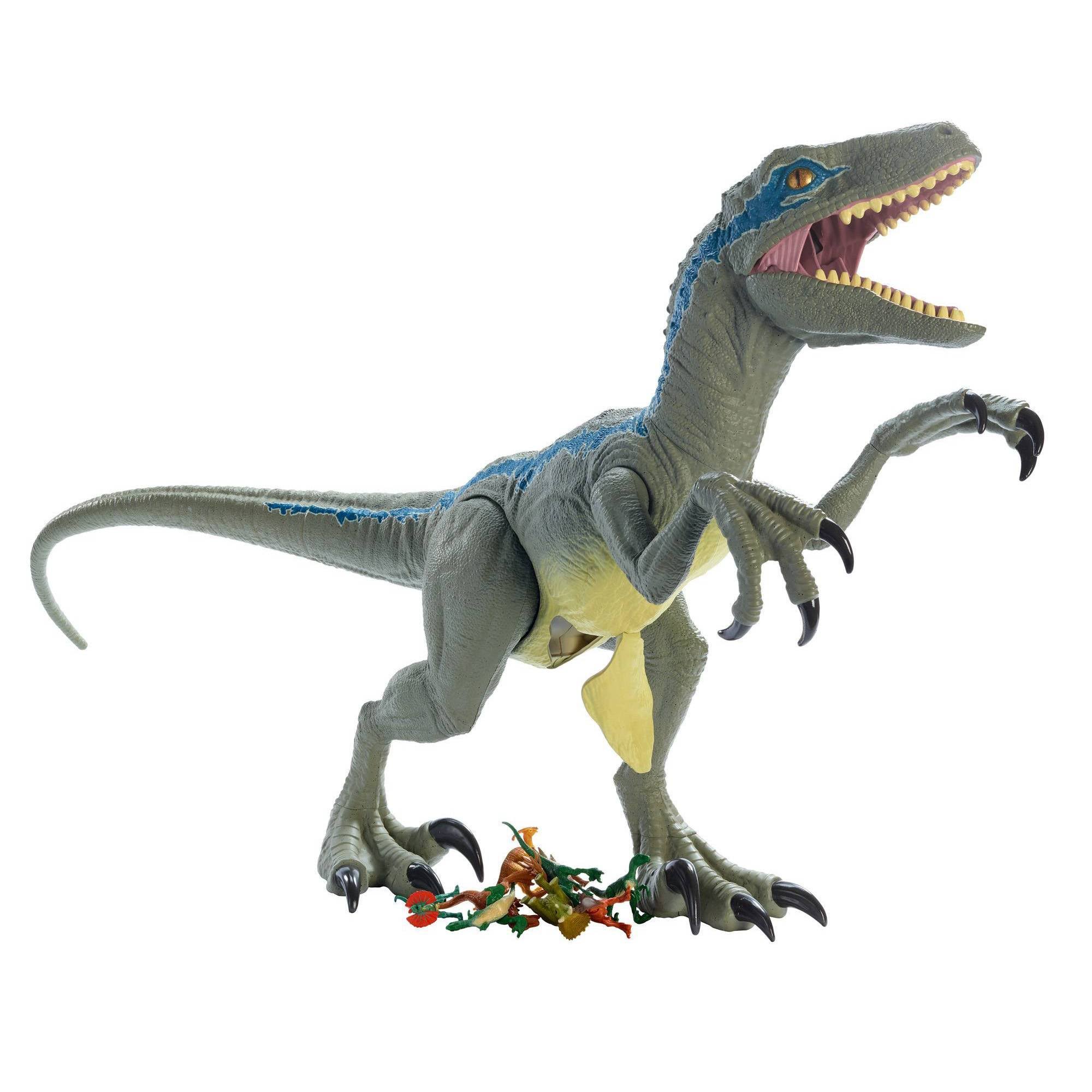Jurassic World Super Colossal Velociraptor Blue