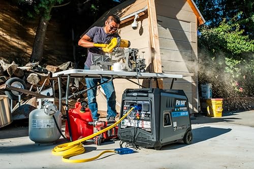 Pulsar 9500W Tri Fuel Gasoline Propane Natural Gas Portable Inverter Generator w/Remote Start & CO Sentry for Home Use GS95TiSCO