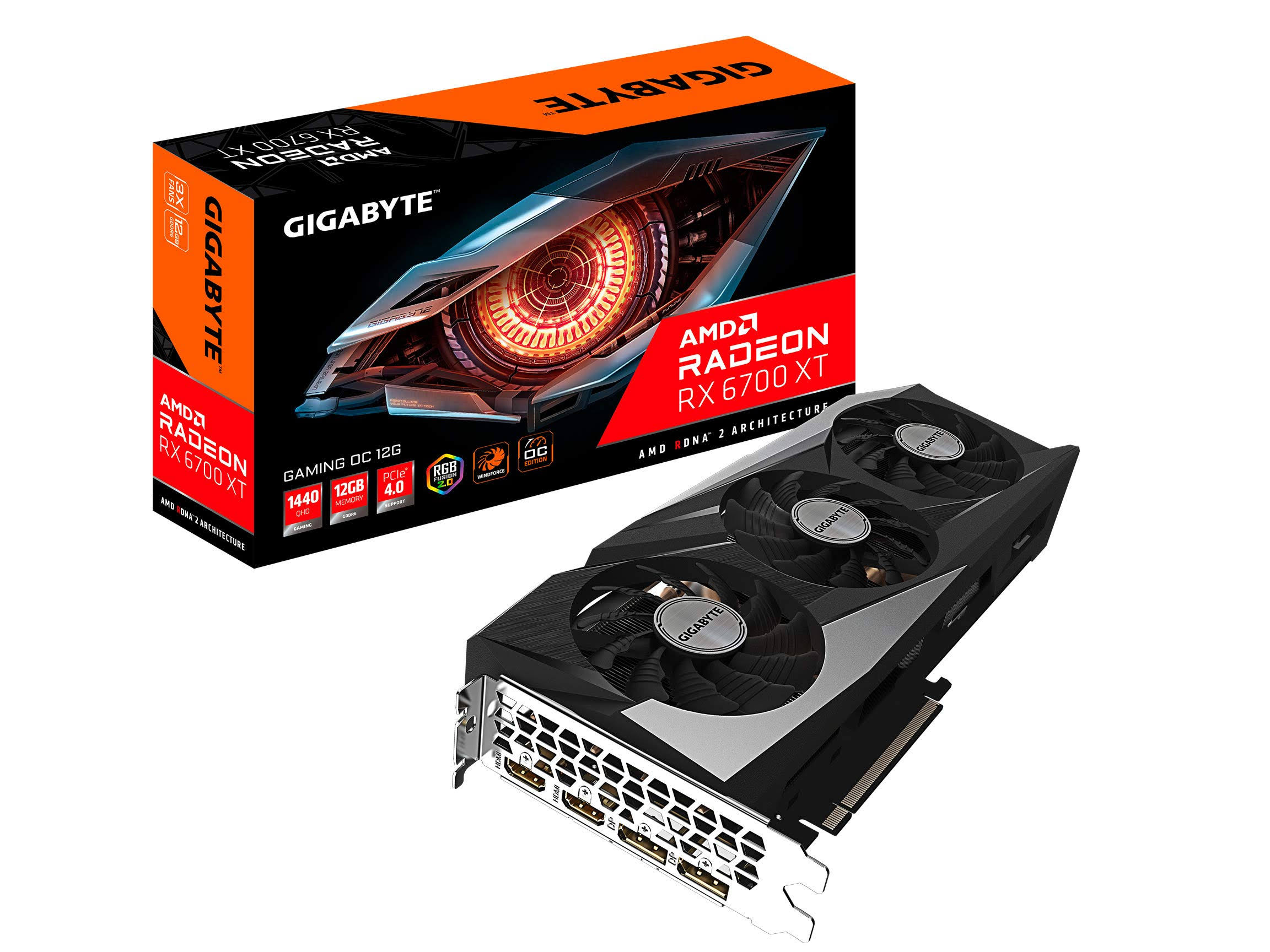 Gigabyte Radeon RX 6700 XT Gaming OC 12gb Graphics Card GV-R67XTGAMING OC-12GD