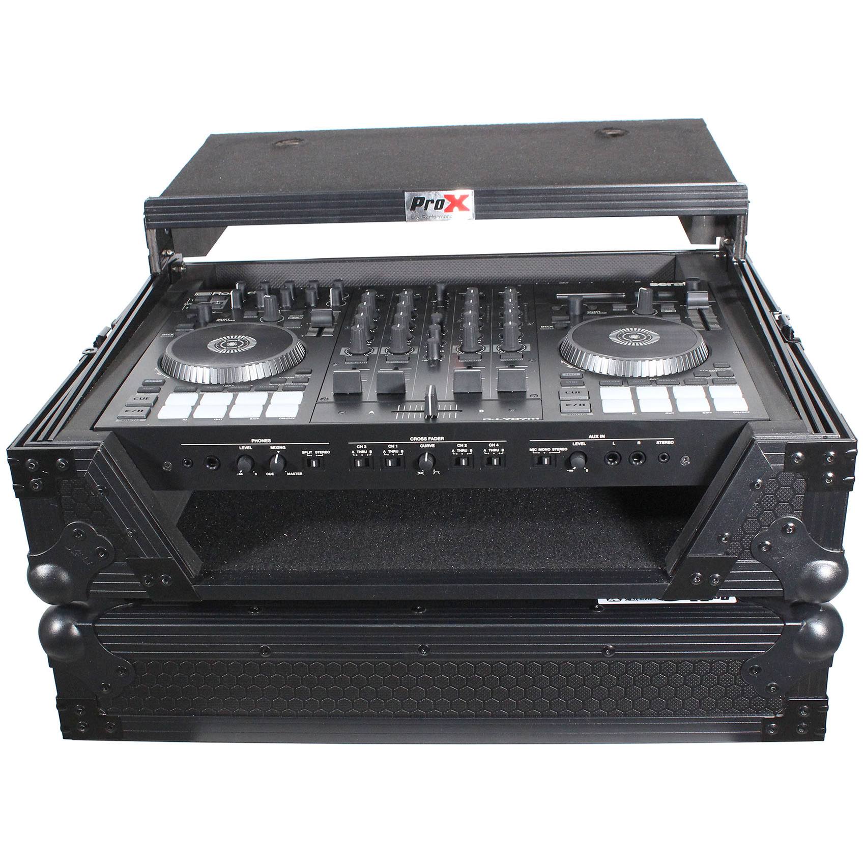 Prox XS-DJ707 LTBL Black Flight Case for Roland DJ-707M