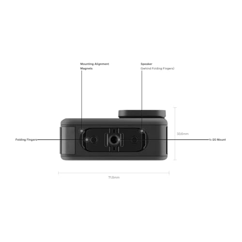 GoPro HERO13 Black Accessory Bundle - Includes The Handler, 2 Enduro Batteries, 2 Curved Adhesive Mounts, 64GB SanDisk MicroSD Card, and Carrying Case